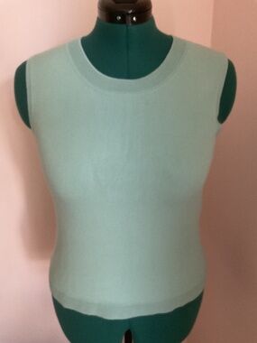 Talbots Sleeveless Italian Knit Sweater